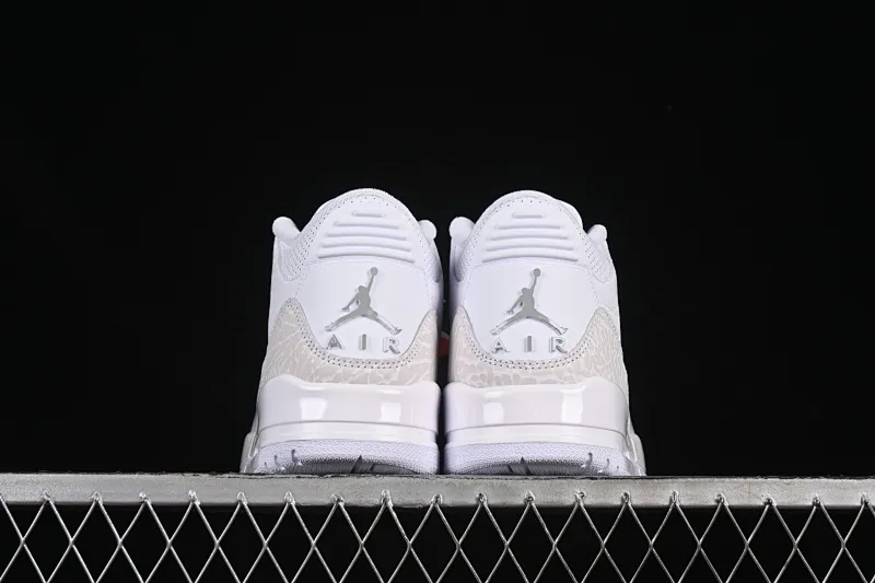 All categories Air Jordan Jordan series basketball shoes Air Jordan 3 OG version Air Jordan 3 Retro "Pure Money" AJ3 Joe 3 replica white cat CT8532-111